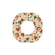 Peelz Santa's Cookies Dexcom G7 and Stelo Patch Tape - Pump Peelz Patch Medical Tape
