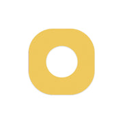 Peelz Solid Color Yellow Dexcom G7 and Stelo Patch Tape - Pump Peelz Patch Medical Tape