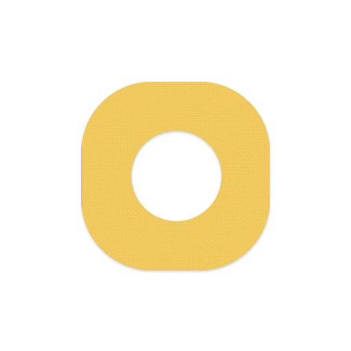Peelz Solid Color Yellow Dexcom G7 and Stelo Patch Tape - Pump Peelz Patch Medical Tape