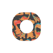 Peelz Jurassic Gingerbread Dexcom G7 and Stelo Patch Tape - Pump Peelz Patch Medical Tape