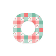 Peelz Peppermint Plaid Dexcom G7 and Stelo Patch Tape - Pump Peelz Patch Medical Tape