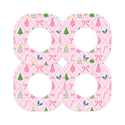 Peelz Coquette Christmas Dexcom G7 and Stelo Patch Tape - Pump Peelz Patch Medical Tape
