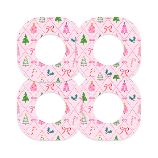 Peelz Coquette Christmas Dexcom G7 and Stelo Patch Tape - Pump Peelz Patch Medical Tape