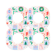 Peelz Holiday Greetings Dexcom G7 and Stelo Patch Tape - Pump Peelz Patch Medical Tape