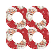 Peelz Jolly Old Saint Nick Dexcom G7 and Stelo Patch Tape - Pump Peelz Patch Medical Tape