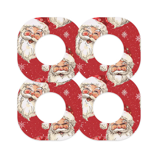 Peelz Jolly Old Saint Nick Dexcom G7 and Stelo Patch Tape - Pump Peelz Patch Medical Tape