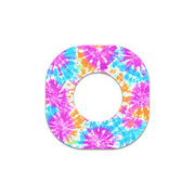 Peelz Neon Tie Dye Dexcom G7 and Stelo Patch Tape - Pump Peelz Patch Medical Tape