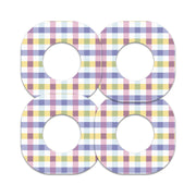 Peelz Spring Plaid Dexcom G7 and Stelo Patch Tape - Pump Peelz Patch Medical Tape