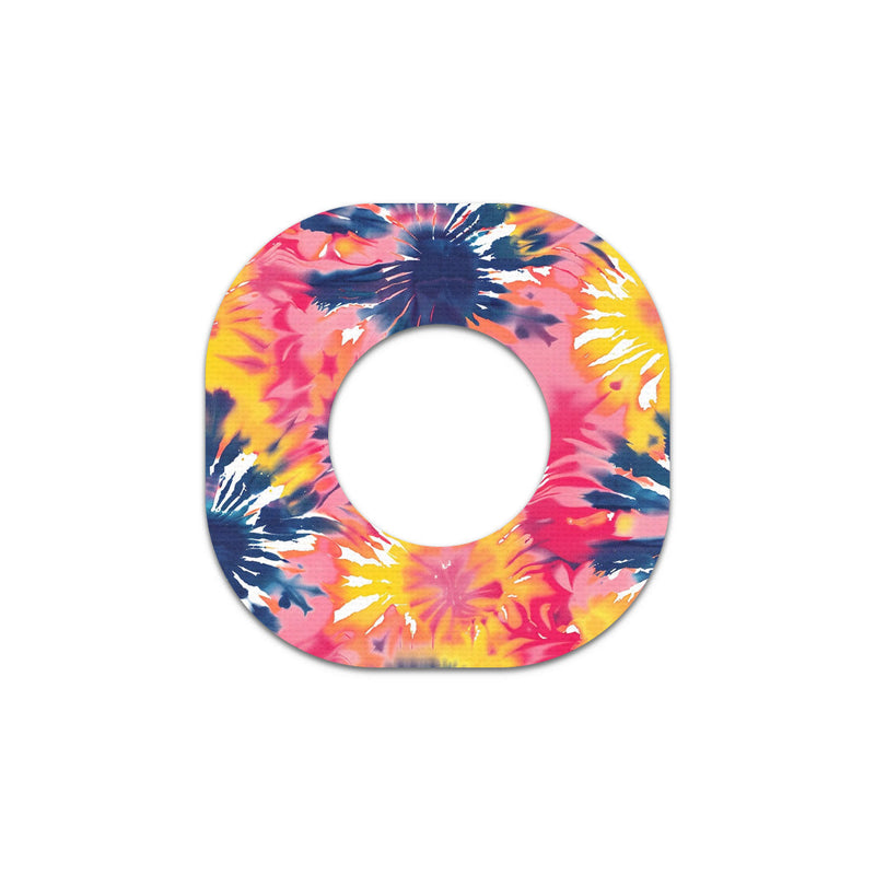 Peelz Summer Tie Dye Dexcom G7 and Stelo Patch Tape - Pump Peelz Patch Medical Tape