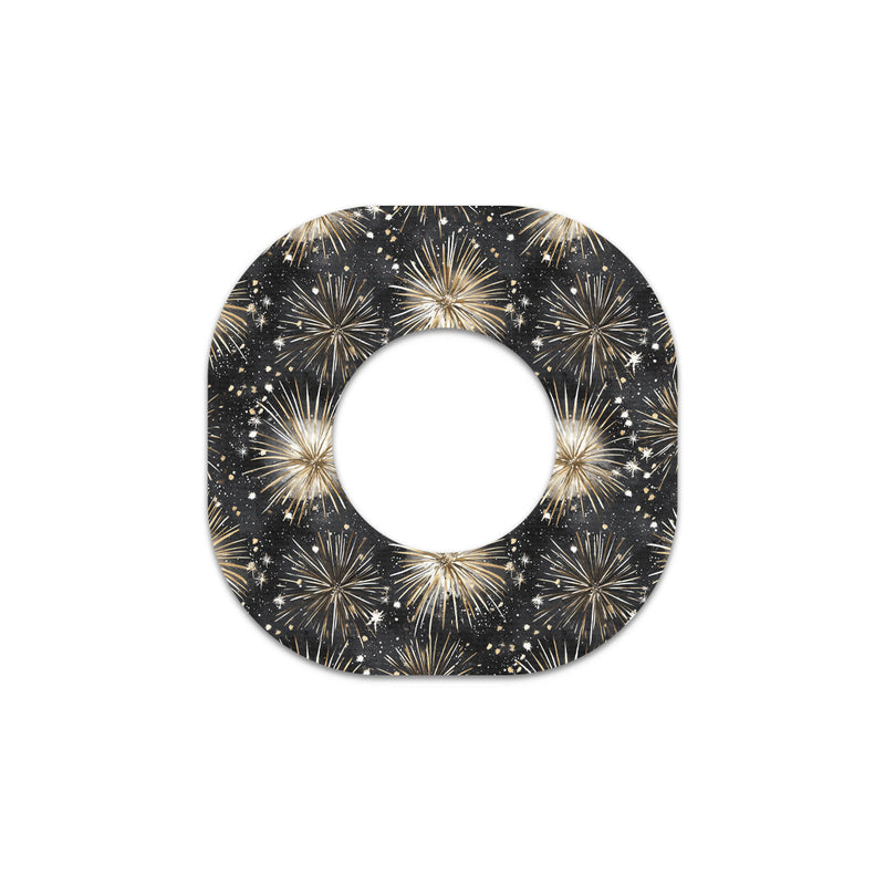 Peelz Fireworks Dexcom G7 and Stelo Patch Tape - Pump Peelz Patch Medical Tape