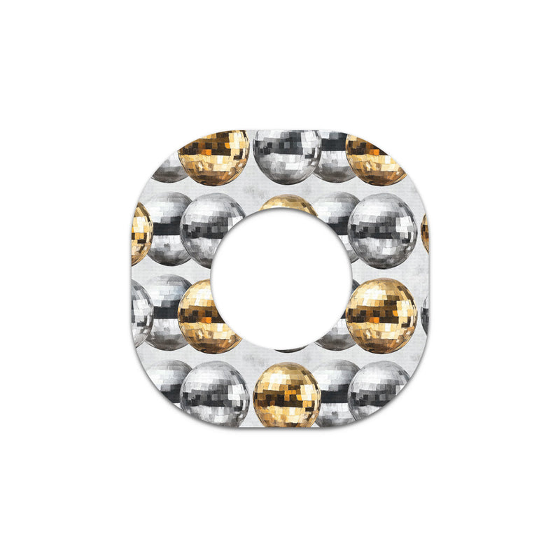 Peelz Disco Balls Dexcom G7 and Stelo Patch Tape - Pump Peelz Patch Medical Tape