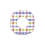 Peelz Spring Plaid Dexcom G7 and Stelo Patch Tape - Pump Peelz Patch Medical Tape
