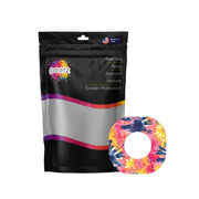 Peelz Summer Tie Dye Dexcom G7 and Stelo Patch Tape - Pump Peelz Patch Medical Tape