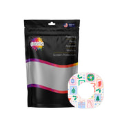 Peelz Holiday Greetings Dexcom G7 and Stelo Patch Tape - Pump Peelz Patch Medical Tape