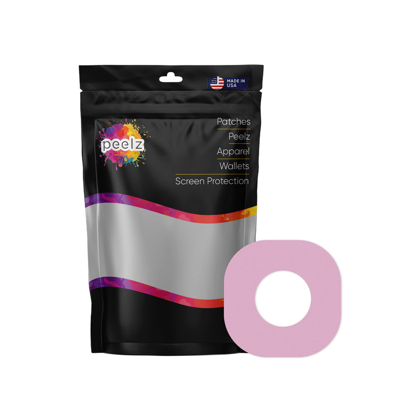 Peelz Solid Color Rose Dexcom G7 and Stelo Patch Tape - Pump Peelz Patch Medical Tape