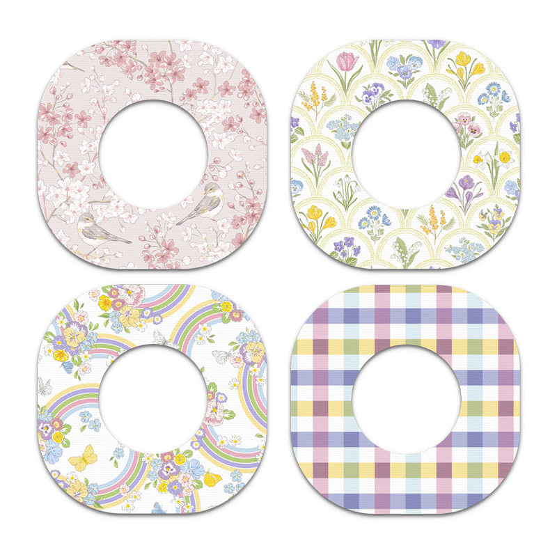 Peelz Spring Variety Pack Dexcom G7 and Stelo Patch Tape - Pump Peelz Patch Medical Tape