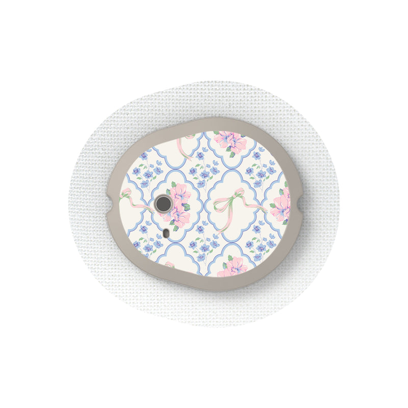 Peelz Spring Coquette Dexcom G7 and Stelo Transmitter Sticker - Pump Peelz Peelz/Stickers