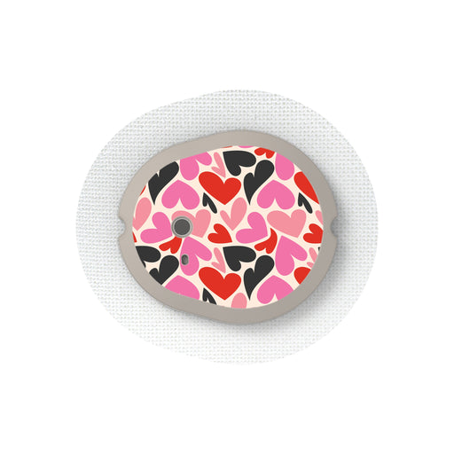Peelz Heartbreaker Dexcom G7 and Stelo Transmitter Sticker - Pump Peelz Peelz/Stickers