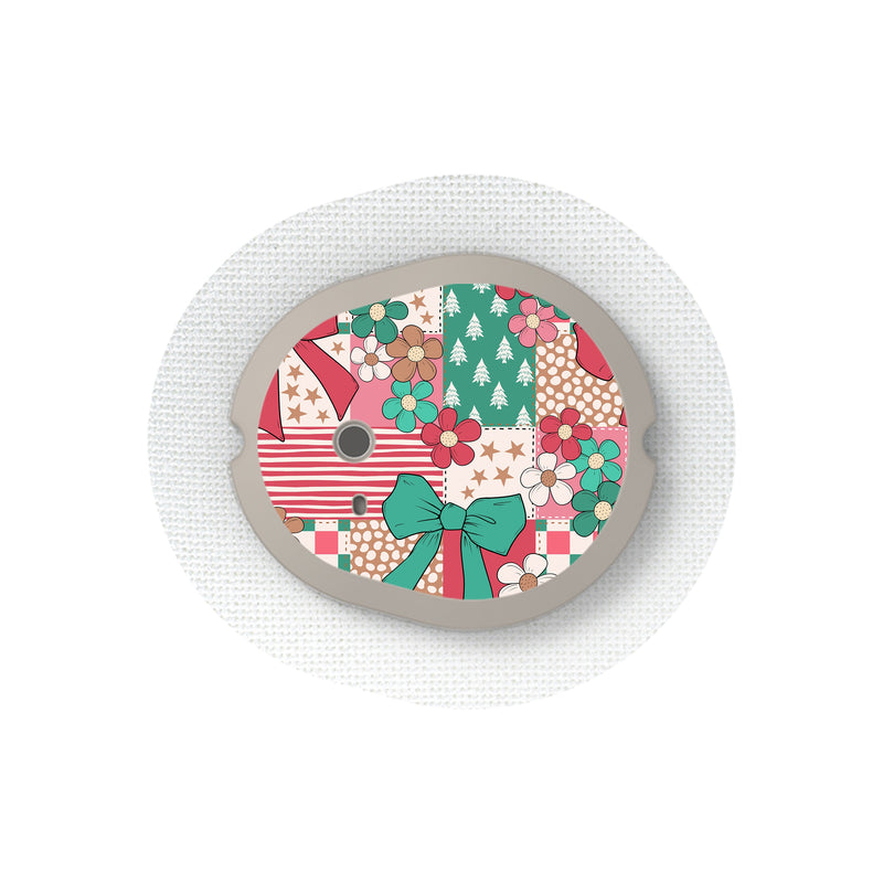 Peelz Merry Coquette Dexcom G7 and Stelo Transmitter Sticker - Pump Peelz Peelz/Stickers