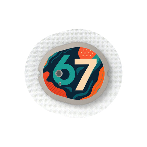 Peelz 6/7 Dexcom G7 and Stelo Transmitter Sticker - Pump Peelz Peelz/Stickers