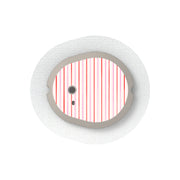 Peelz Peppermint Stripes Dexcom G7 and Stelo Transmitter Sticker - Pump Peelz Peelz/Stickers