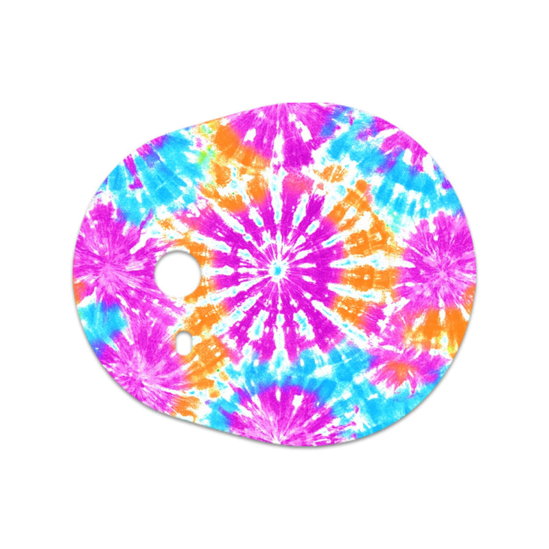 Peelz Neon Tie Dye Sticker Designed for the DEXCOM G7 and Stelo Transmitter Peelz/Stickers