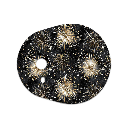 Peelz Fireworks Sticker Designed for the DEXCOM G7 and Stelo Transmitter Peelz/Stickers