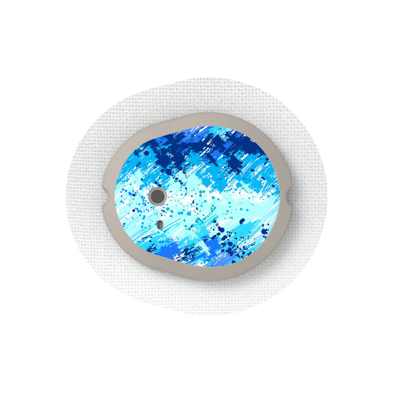 Peelz Beta Blue Sticker Designed for the DEXCOM G7 and Stelo Transmitter Peelz/Stickers