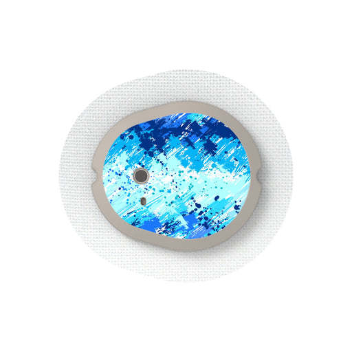 Peelz Beta Blue Sticker Designed for the DEXCOM G7 and Stelo Transmitter Peelz/Stickers