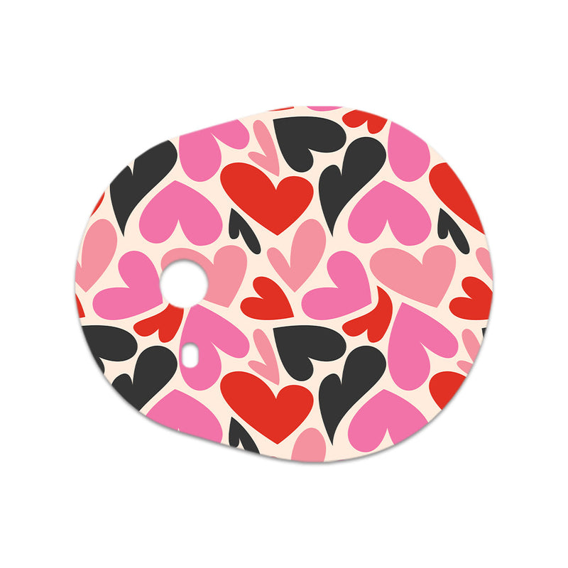 Peelz Heartbreaker Dexcom G7 and Stelo Transmitter Sticker - Pump Peelz Peelz/Stickers