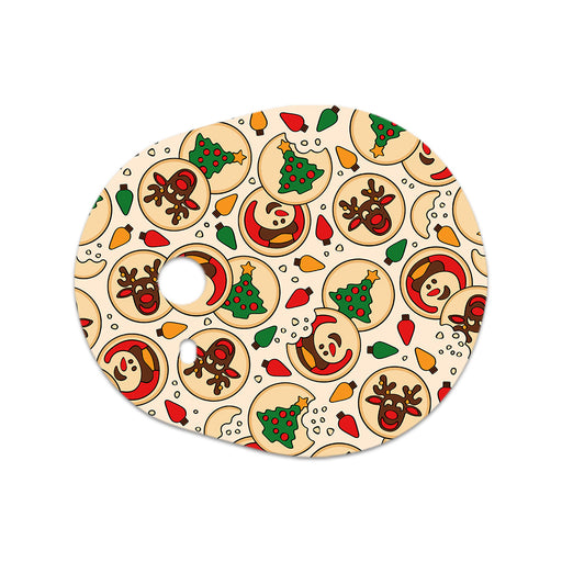 Peelz Santa's Cookies Dexcom G7 and Stelo Transmitter Sticker - Pump Peelz Peelz/Stickers