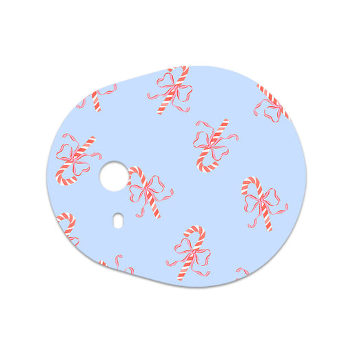 Peelz Candy Cane Lane Dexcom G7 and Stelo Transmitter Sticker - Pump Peelz Peelz/Stickers