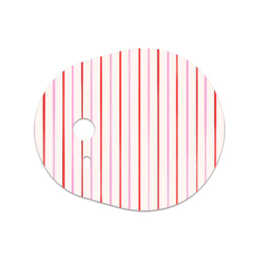 Peelz Peppermint Stripes Dexcom G7 and Stelo Transmitter Sticker - Pump Peelz Peelz/Stickers
