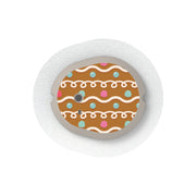 Peelz Gingerbread Sticker Designed for the DEXCOM G7 and Stelo Transmitter Peelz/Stickers
