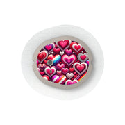 Peelz Sparkly Hearts Sticker Designed for the DEXCOM G7 and Stelo Transmitter Peelz/Stickers