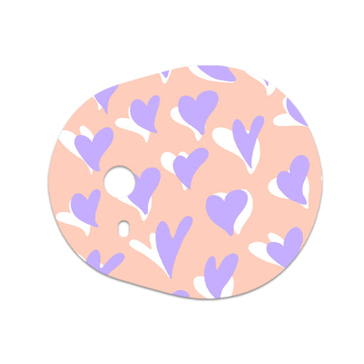 Peelz Lavender Love Sticker Designed for the DEXCOM G7 and Stelo Transmitter Peelz/Stickers
