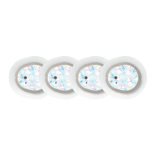Peelz Sweet Bunnies Dexcom G7 and Stelo Transmitter Sticker - Pump Peelz Peelz/Stickers