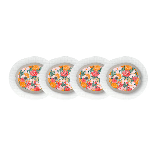 Peelz Blush Blossom Designed for the DEXCOM G7 and Stelo Transmitter Peelz/Stickers