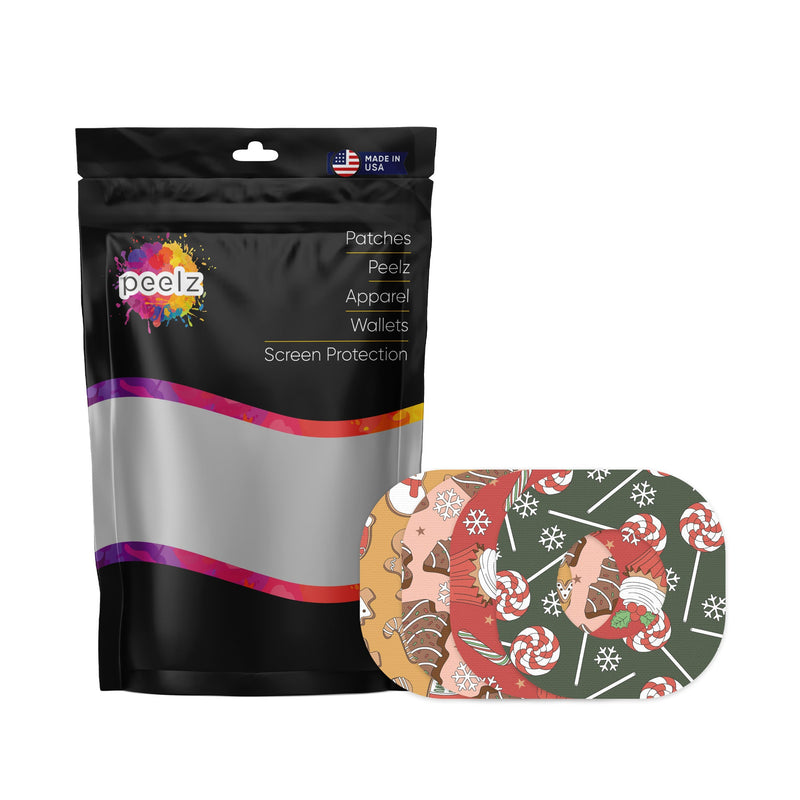 Peelz Christmas Treats Variety Dexcom G7 and Stelo Patch Tape - Pump Peelz Patch Medical Tape
