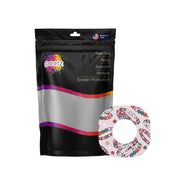 Peelz Merry Swiftmas Dexcom G7 and Stelo Patch Tape - Pump Peelz Patch Medical Tape