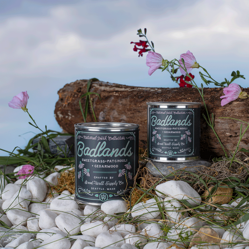 Good & Well Supply Co Badlands National Park Candle Candles