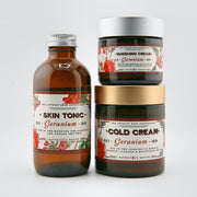 The Lovely Rose Apothecary Geranium Beauty Set Light Gray