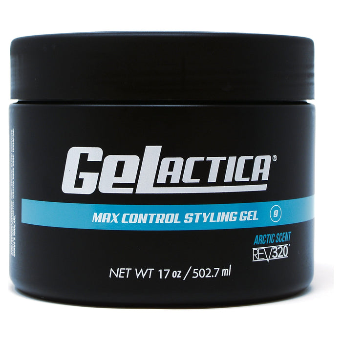 Rev320 Gelactica Max Control Hair Styling 18 Oz - Organic Ingredients - Water Base