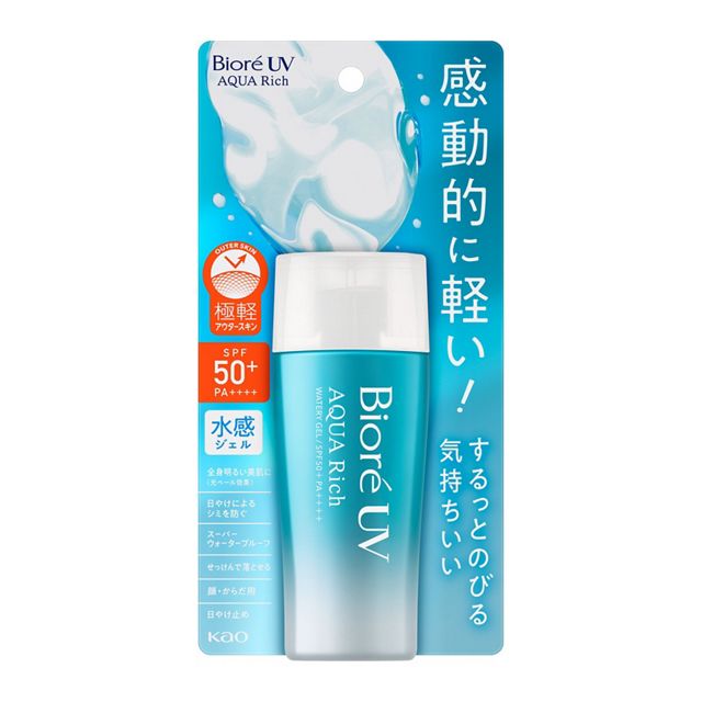AsiaBeautyMall Biore UV Aqua Rich Watery Gel SPF 50+ PA++++ Sunscreen