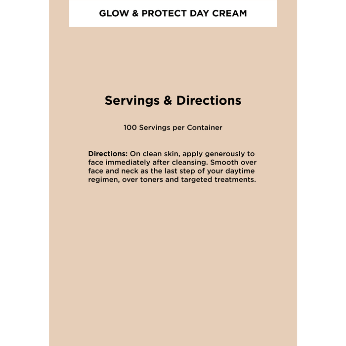 Zuma Nutrition - Glow & Protect Day Cream