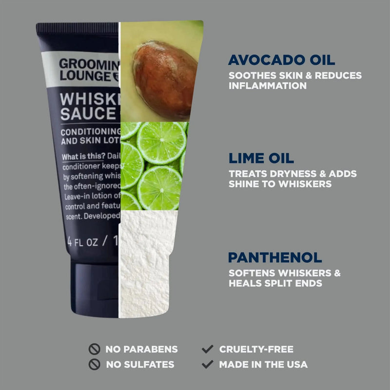 Grooming Lounge Grooming Lounge Whisker Sauce 2 Pack (Save $5) Beard Moisturizers