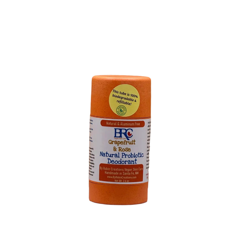 By Robin Creations Natural Probiotic Deodorant Stick, Vegan & Aluminum-Free Deodorant & Body Care