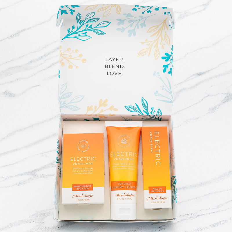 MIXOLOGIE Electric (citrus twist) | Gift Set Trio Box Gift Set