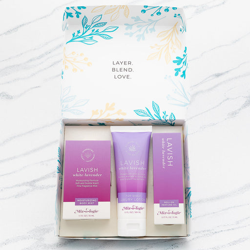 MIXOLOGIE Lavish (white lavender) | Gift Set Trio Box Gift Set