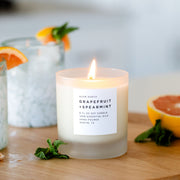 Slow North Grapefruit + Spearmint - Signature Candle Frosted Candles
